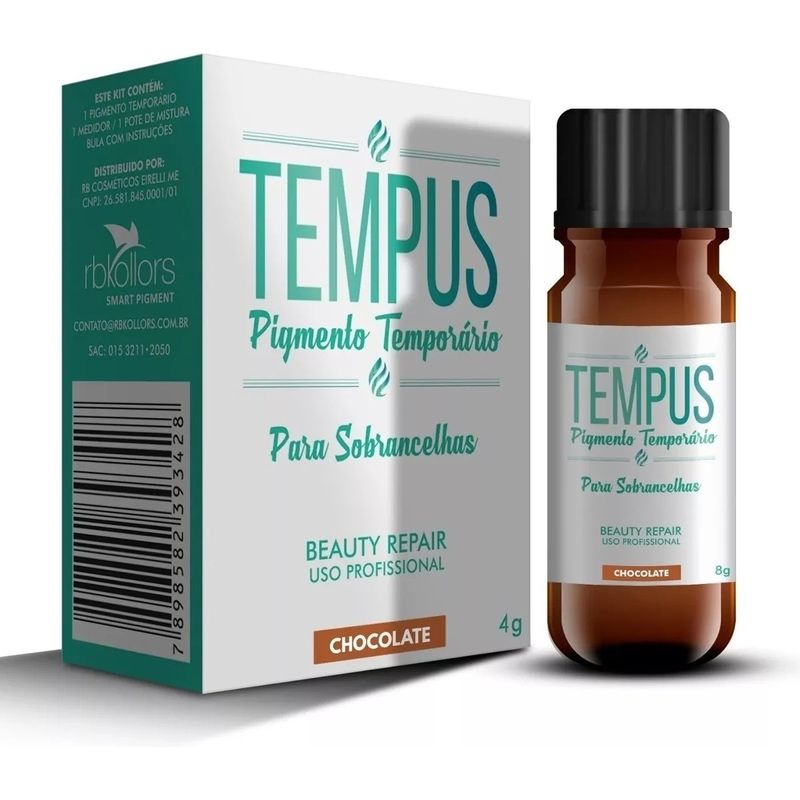 Pigmento-Temporario-Tempus-Rb-Kollors-Chocolate-4g
