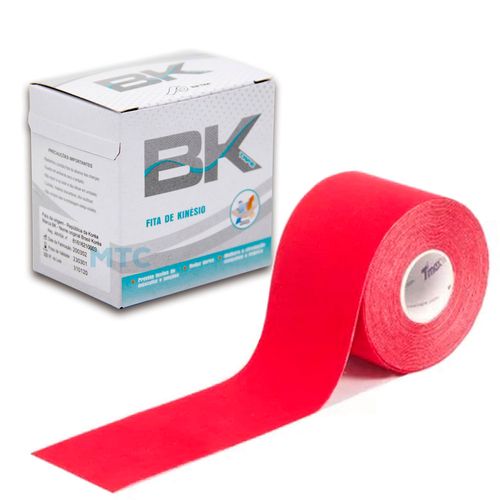 Fita Bandagem Vermelha Tape Kinesio Com Anvisa BK